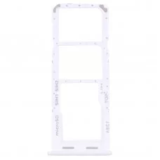 Para Samsung Galaxy A23 5G SM-A236B Tarra de tarjeta SIM original + Sim Card Bandeja + Micro SD Tarjeta Bandeja (blanco)